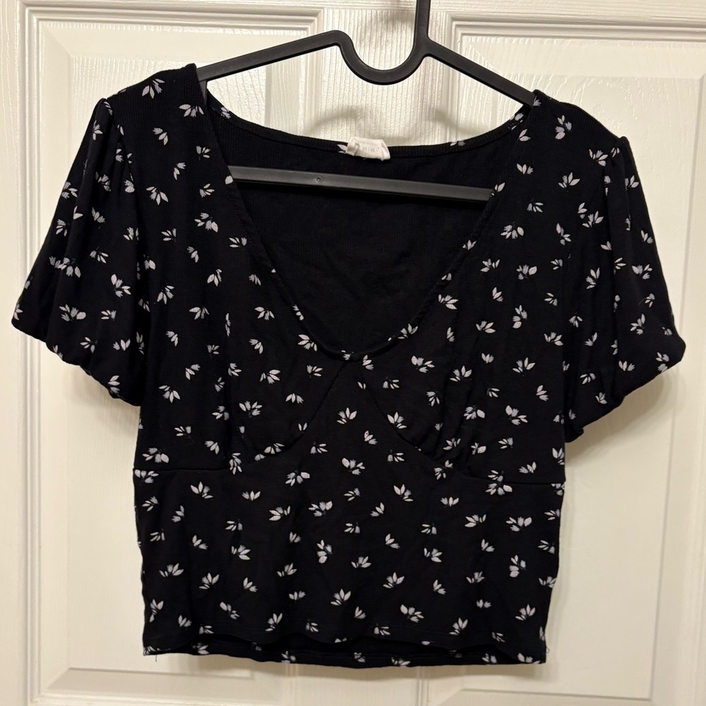 Cotton On | Floral Crop Blouse